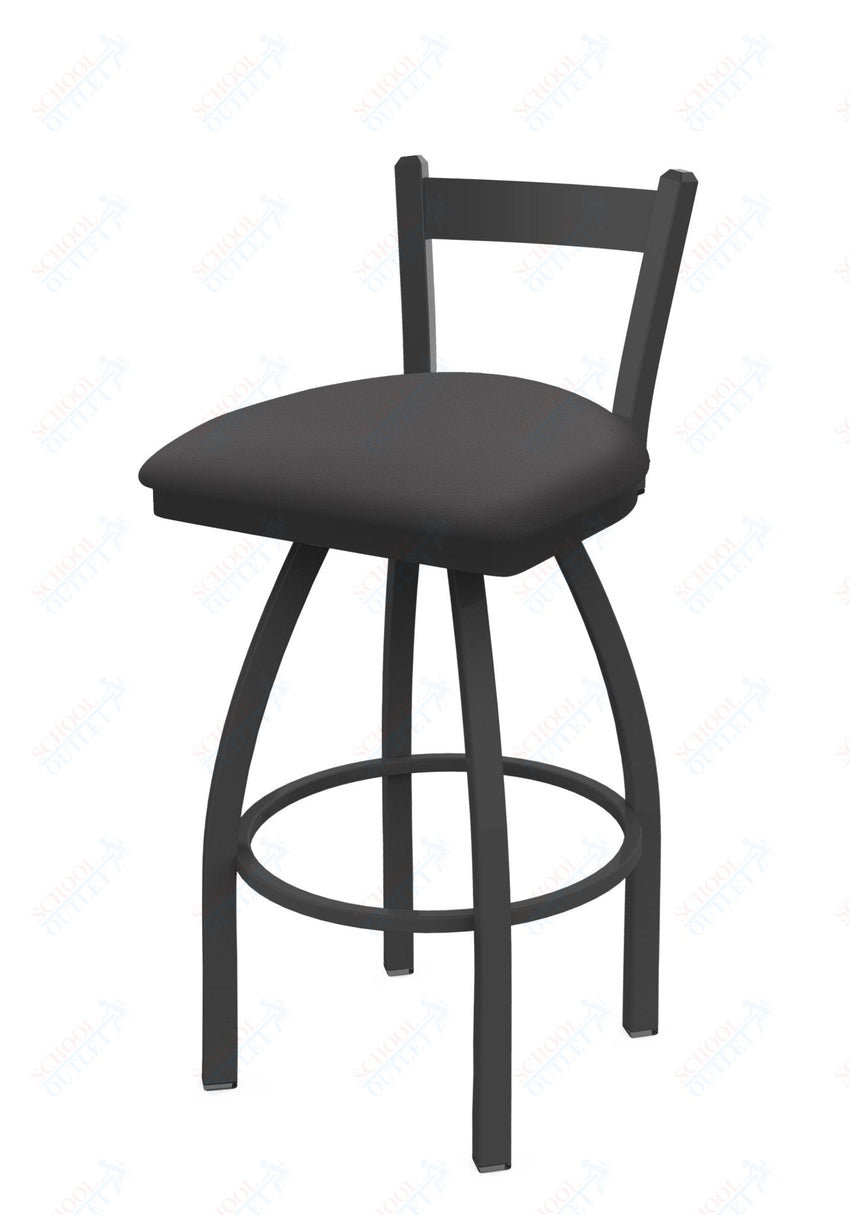 Holland Bar Stool 821 Catalina Low Back Swivel Bar Stool Upholstered Seat 30"H (HBS - 821 - BS - UP - 30H) - SchoolOutlet