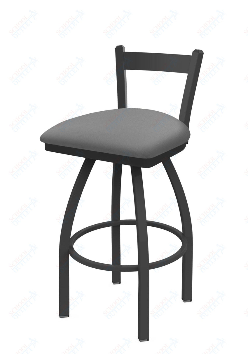 Holland Bar Stool 821 Catalina Low Back Swivel Bar Stool Upholstered Seat 30"H (HBS - 821 - BS - UP - 30H) - SchoolOutlet