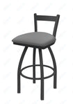 Holland Bar Stool 821 Catalina Low Back Swivel Bar Stool Upholstered Seat 30