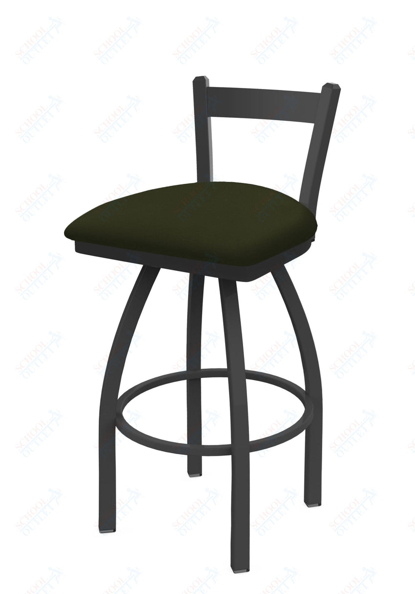 Holland Bar Stool 821 Catalina Low Back Swivel Bar Stool Upholstered Seat 30"H (HBS - 821 - BS - UP - 30H) - SchoolOutlet