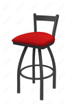 Holland Bar Stool 821 Catalina Low Back Swivel Bar Stool Upholstered Seat 30