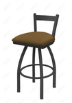 Holland Bar Stool 821 Catalina Low Back Swivel Bar Stool Upholstered Seat 30