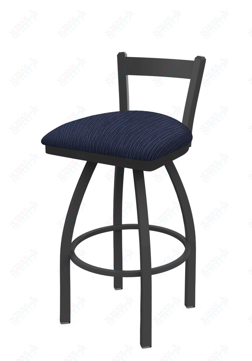 Holland Bar Stool 821 Catalina Low Back Swivel Bar Stool Upholstered Seat 30"H (HBS - 821 - BS - UP - 30H) - SchoolOutlet