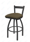 Holland Bar Stool 821 Catalina Low Back Swivel Bar Stool Upholstered Seat 30