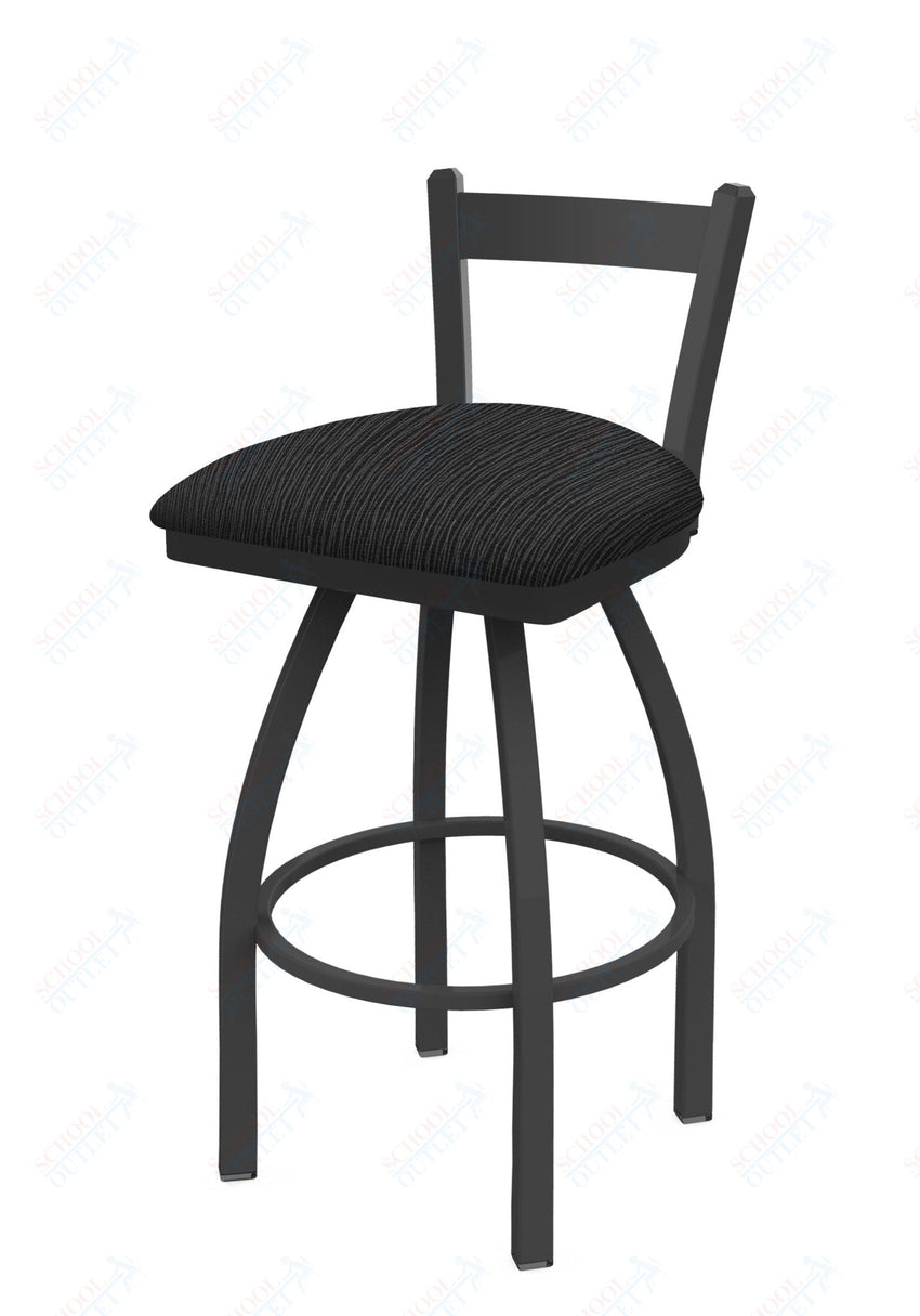 Holland Bar Stool 821 Catalina Low Back Swivel Bar Stool Upholstered Seat 30"H (HBS - 821 - BS - UP - 30H) - SchoolOutlet