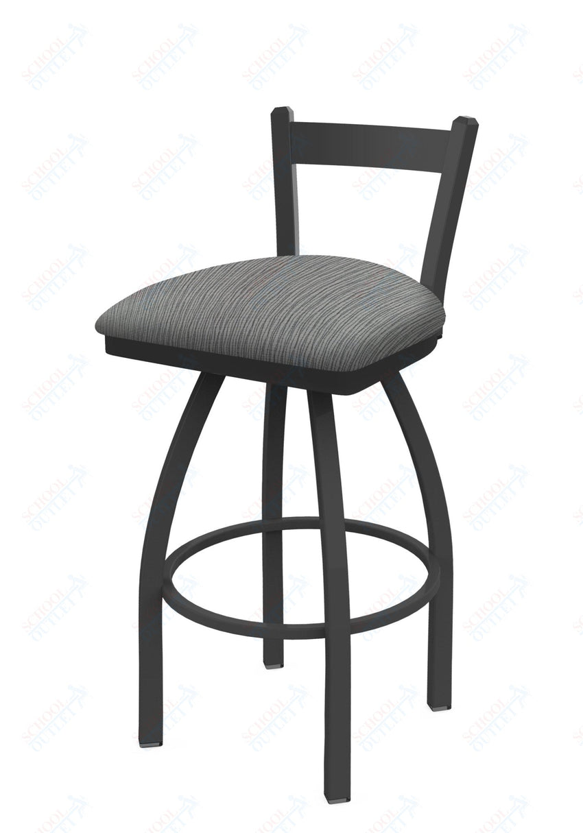 Holland Bar Stool 821 Catalina Low Back Swivel Bar Stool Upholstered Seat 30"H (HBS - 821 - BS - UP - 30H) - SchoolOutlet