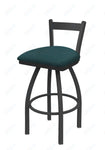 Holland Bar Stool 821 Catalina Low Back Swivel Bar Stool Upholstered Seat 30