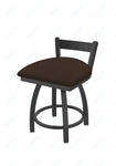 Holland Bar Stool 821 Catalina Low Back Swivel Bar Stool Upholstered Seat 30