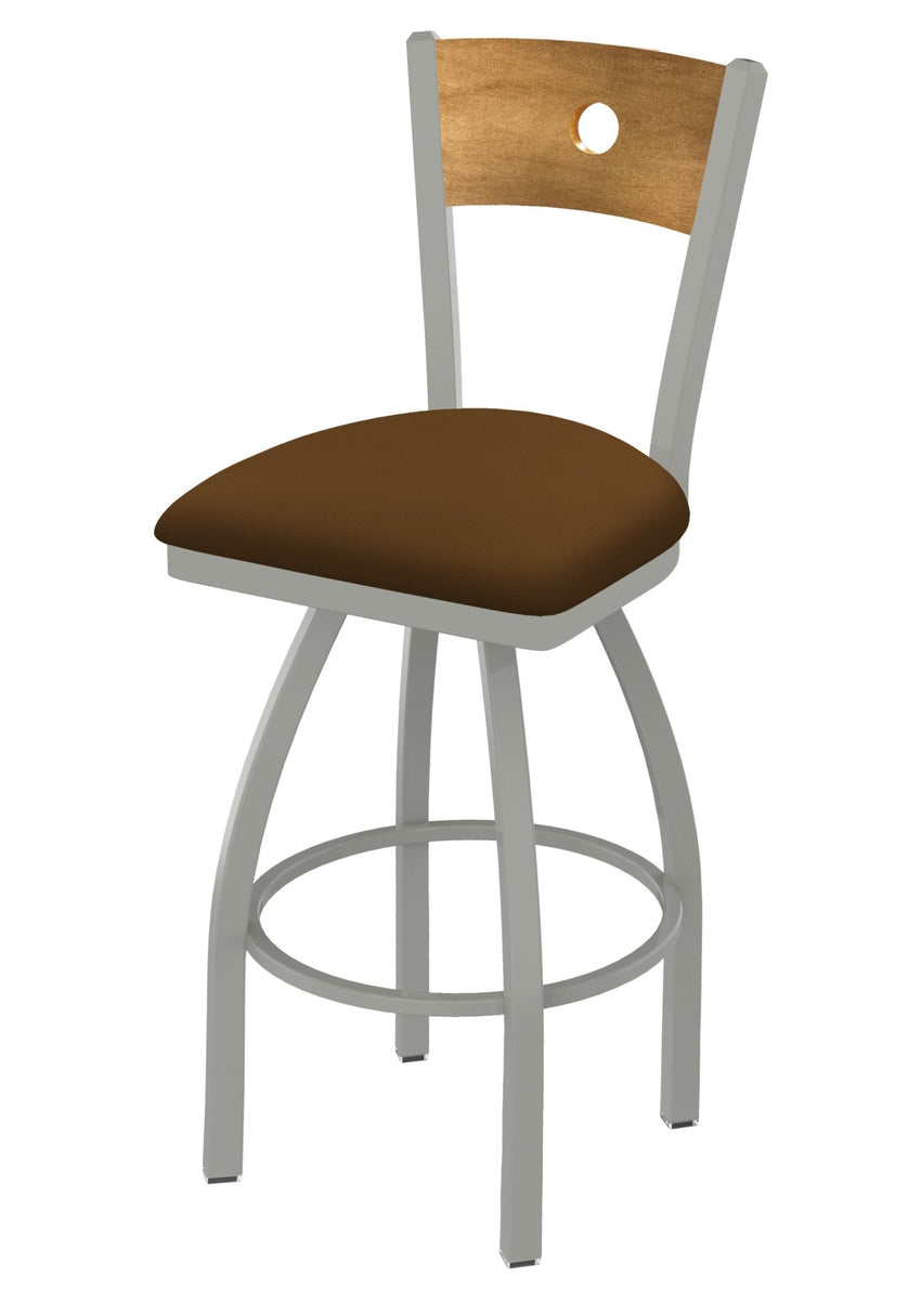 Holland Bar Stool 830 Voltaire Swivel Counter Stool Upholstered Seat 25"H (HBS - 830 - CS - UP - 25H) - SchoolOutlet