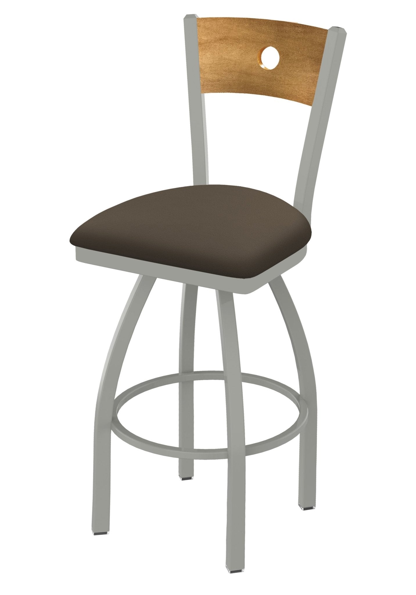 Holland Bar Stool 830 Voltaire Swivel Counter Stool Upholstered Seat 25"H (HBS - 830 - CS - UP - 25H) - SchoolOutlet