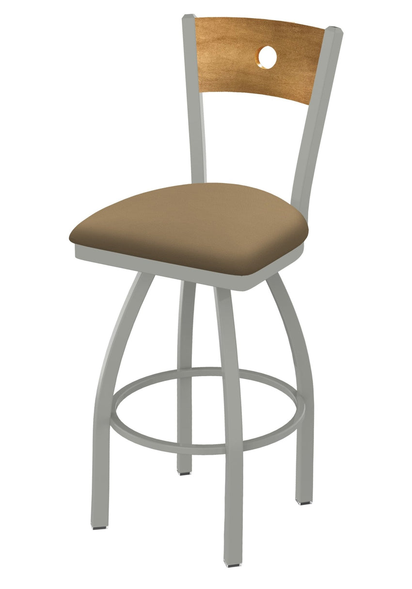 Holland Bar Stool 830 Voltaire Swivel Counter Stool Upholstered Seat 25"H (HBS - 830 - CS - UP - 25H) - SchoolOutlet