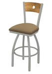 Holland Bar Stool 830 Voltaire Swivel Counter Stool Upholstered Seat 25