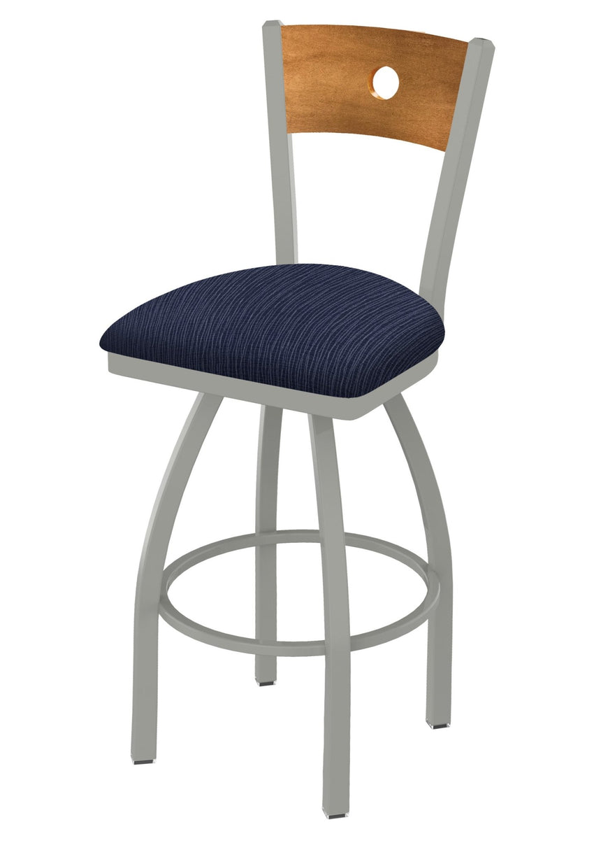 Holland Bar Stool 830 Voltaire Swivel Counter Stool Upholstered Seat 25"H (HBS - 830 - CS - UP - 25H) - SchoolOutlet