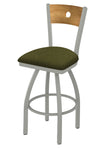 Holland Bar Stool 830 Voltaire Swivel Counter Stool Upholstered Seat 25