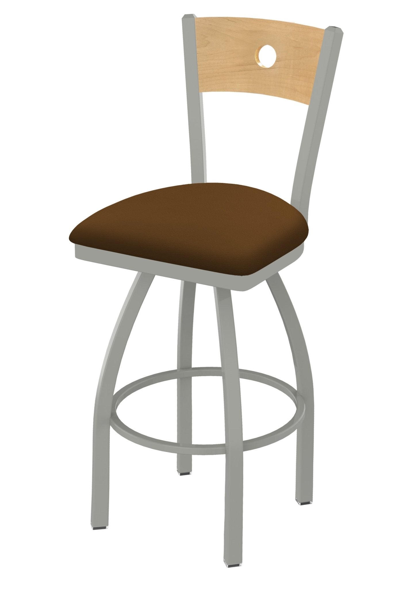 Holland Bar Stool 830 Voltaire Swivel Counter Stool Upholstered Seat 25"H (HBS - 830 - CS - UP - 25H) - SchoolOutlet