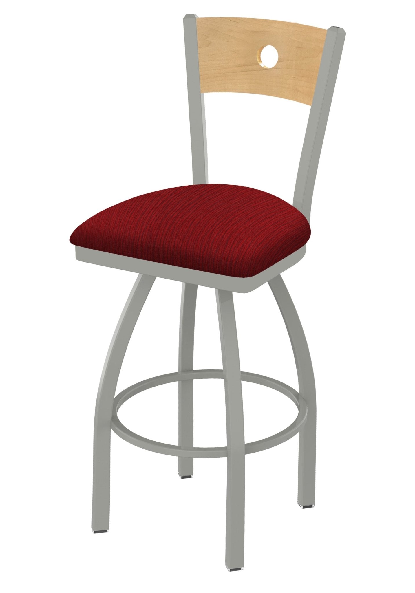 Holland Bar Stool 830 Voltaire Swivel Counter Stool Upholstered Seat 25"H (HBS - 830 - CS - UP - 25H) - SchoolOutlet