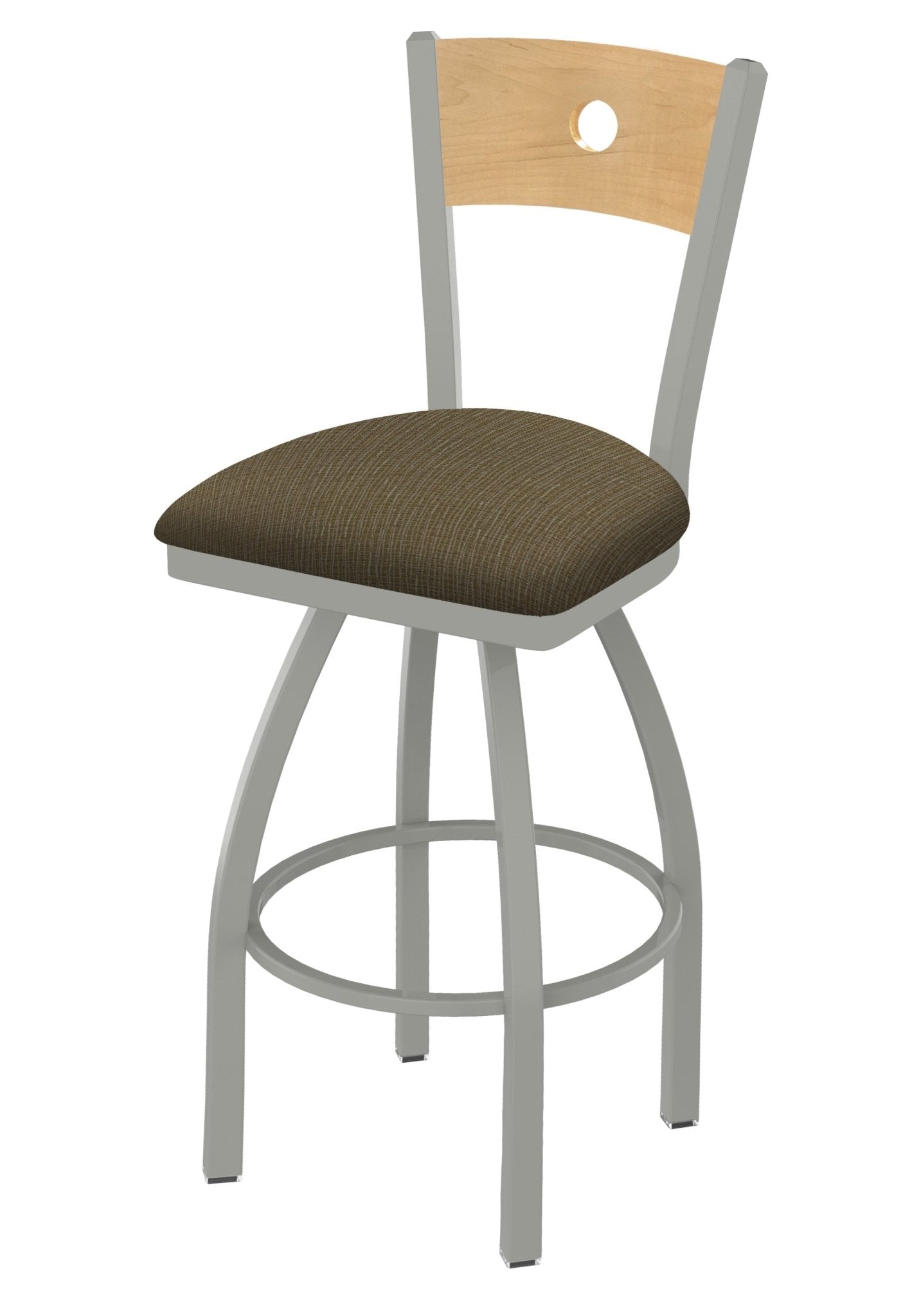 Holland Bar Stool 830 Voltaire Swivel Counter Stool Upholstered Seat 25"H (HBS - 830 - CS - UP - 25H) - SchoolOutlet