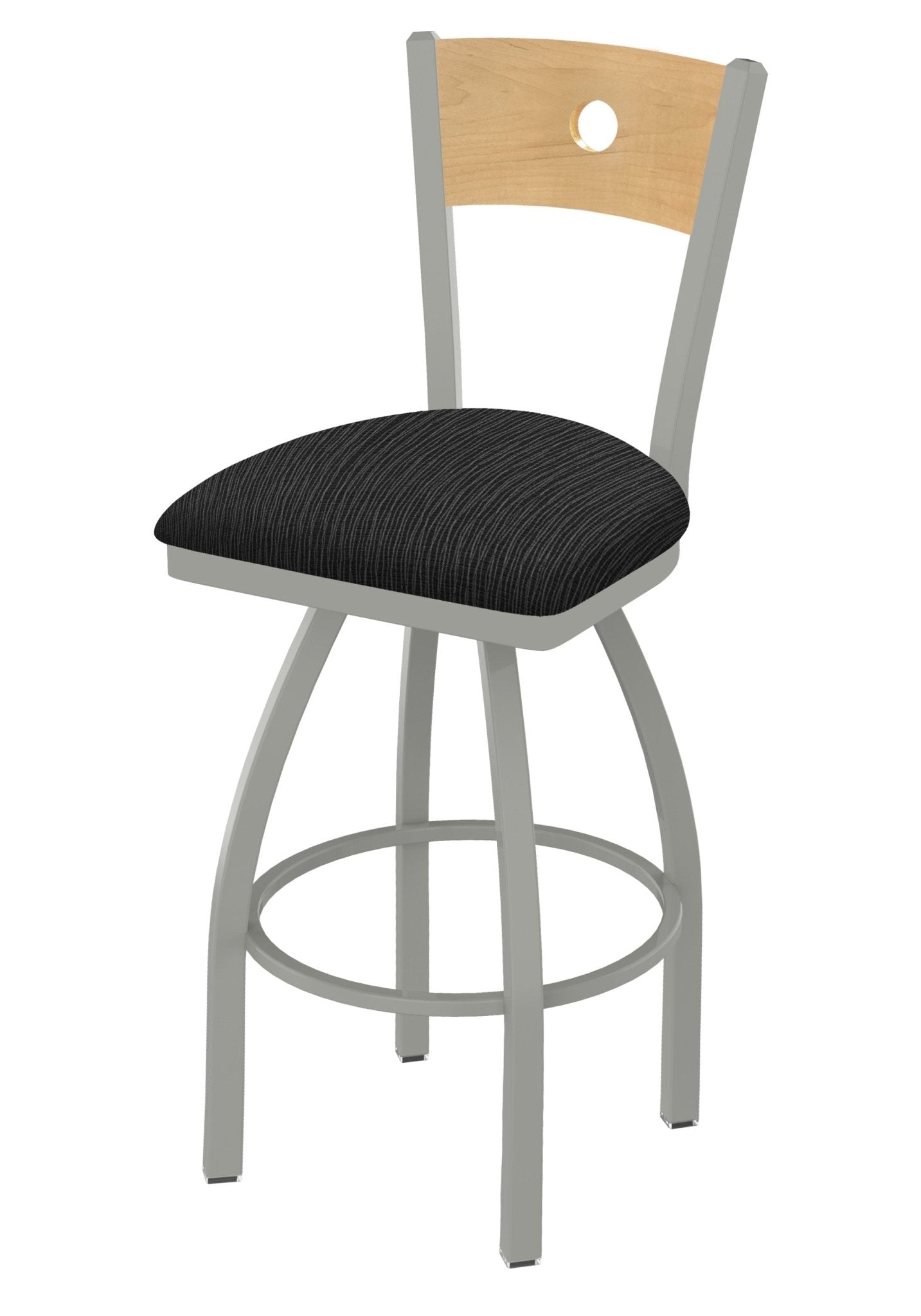 Holland Bar Stool 830 Voltaire Swivel Counter Stool Upholstered Seat 25"H (HBS - 830 - CS - UP - 25H) - SchoolOutlet