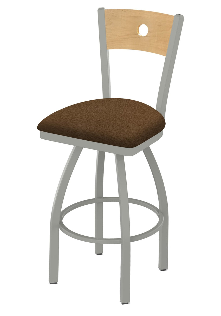 Holland Bar Stool 830 Voltaire Swivel Counter Stool Upholstered Seat 25"H (HBS - 830 - CS - UP - 25H) - SchoolOutlet
