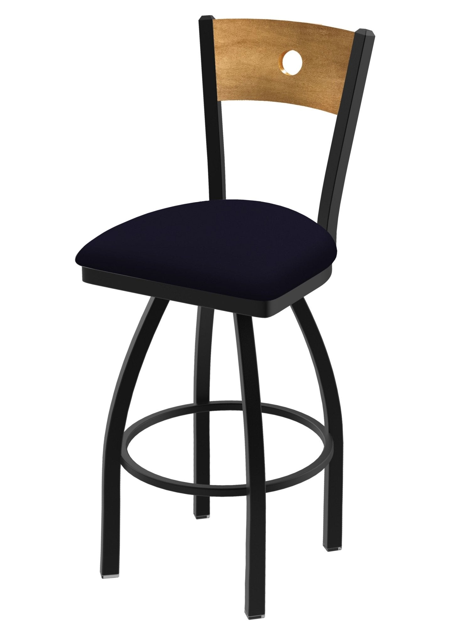 Holland Bar Stool 830 Voltaire Swivel Counter Stool Upholstered Seat 25"H (HBS - 830 - CS - UP - 25H) - SchoolOutlet