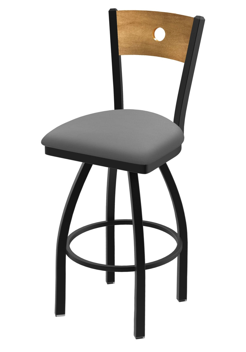 Holland Bar Stool 830 Voltaire Swivel Counter Stool Upholstered Seat 25"H (HBS - 830 - CS - UP - 25H) - SchoolOutlet
