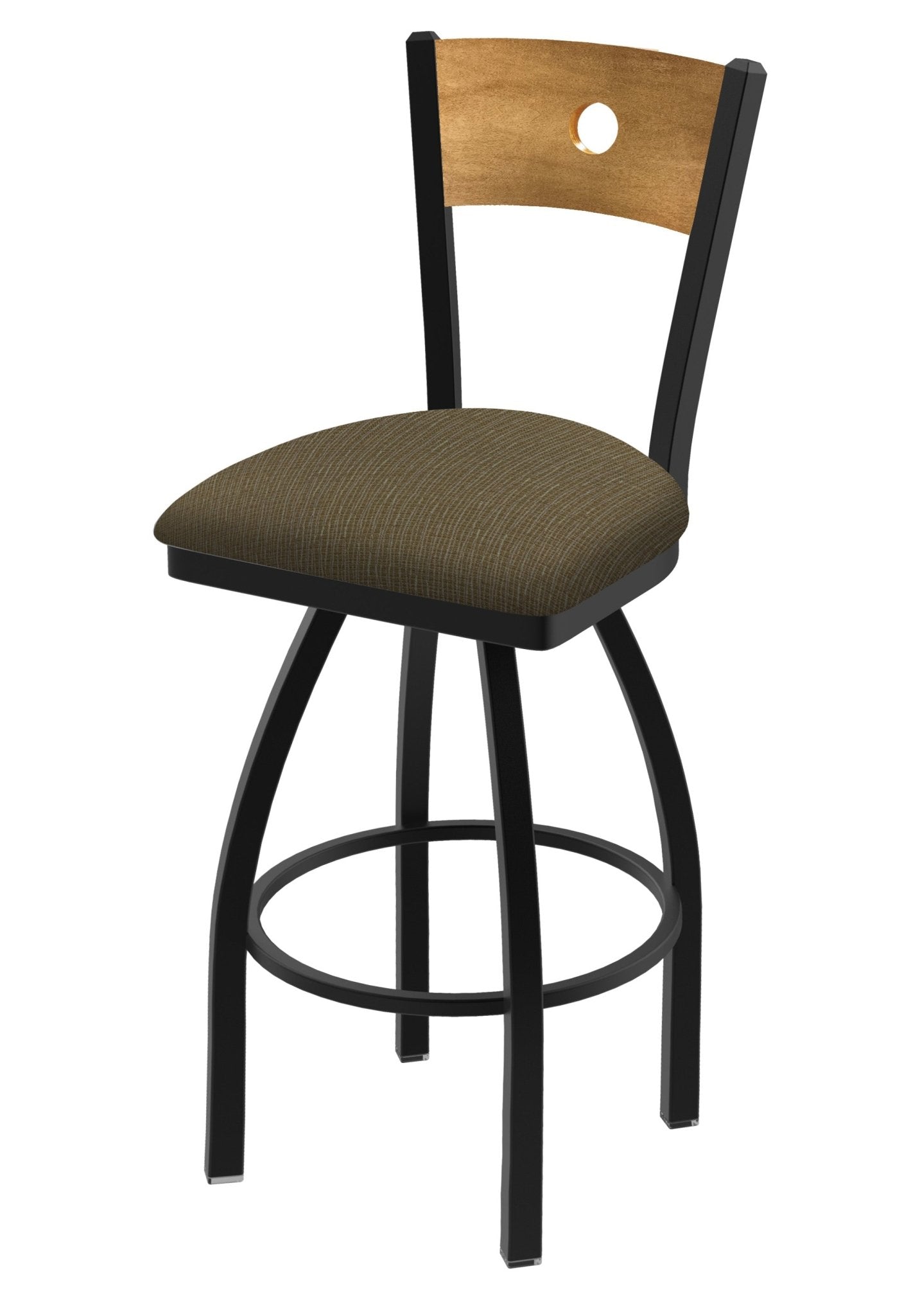 Holland Bar Stool 830 Voltaire Swivel Counter Stool Upholstered Seat 25"H (HBS - 830 - CS - UP - 25H) - SchoolOutlet