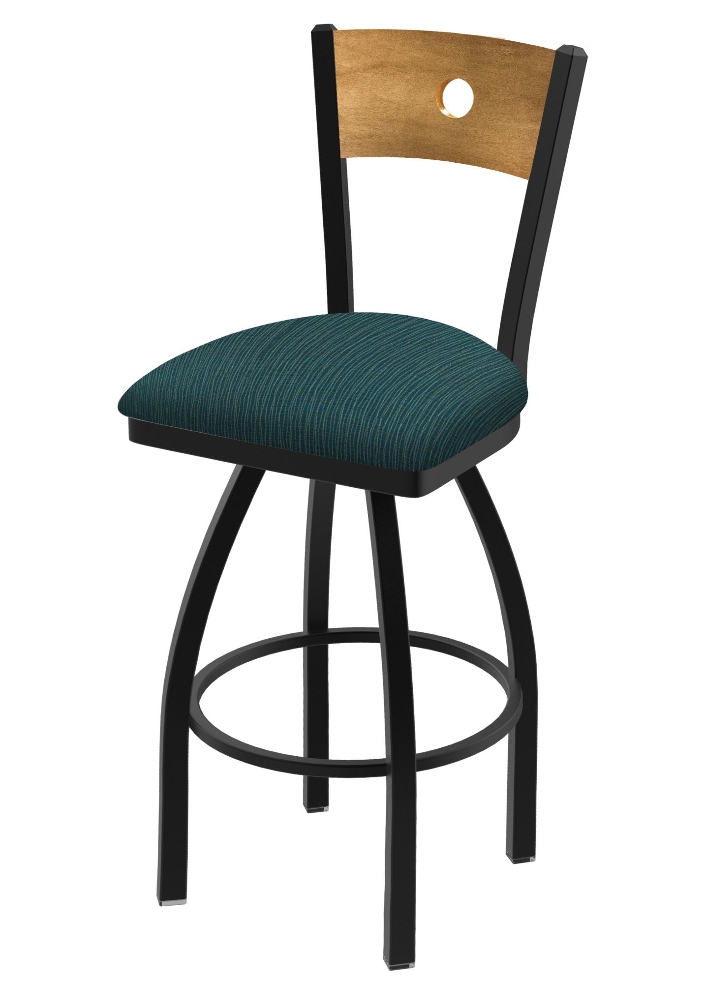 Holland Bar Stool 830 Voltaire Swivel Counter Stool Upholstered Seat 25"H (HBS - 830 - CS - UP - 25H) - SchoolOutlet