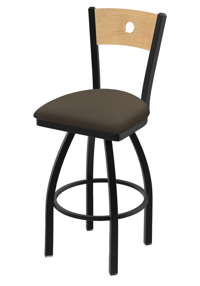 Holland Bar Stool 830 Voltaire Swivel Counter Stool Upholstered Seat 25"H (HBS - 830 - CS - UP - 25H) - SchoolOutlet