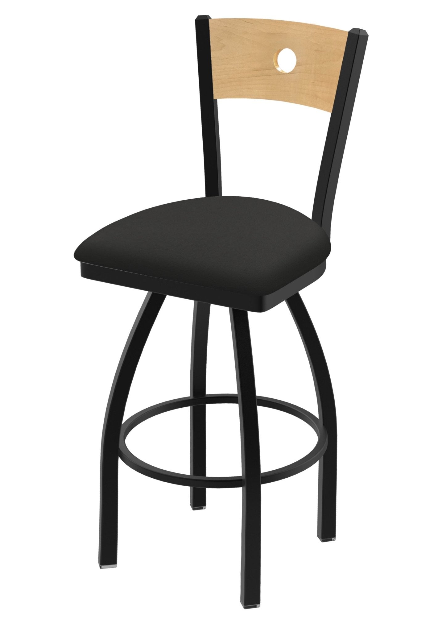 Holland Bar Stool 830 Voltaire Swivel Counter Stool Upholstered Seat 25"H (HBS - 830 - CS - UP - 25H) - SchoolOutlet
