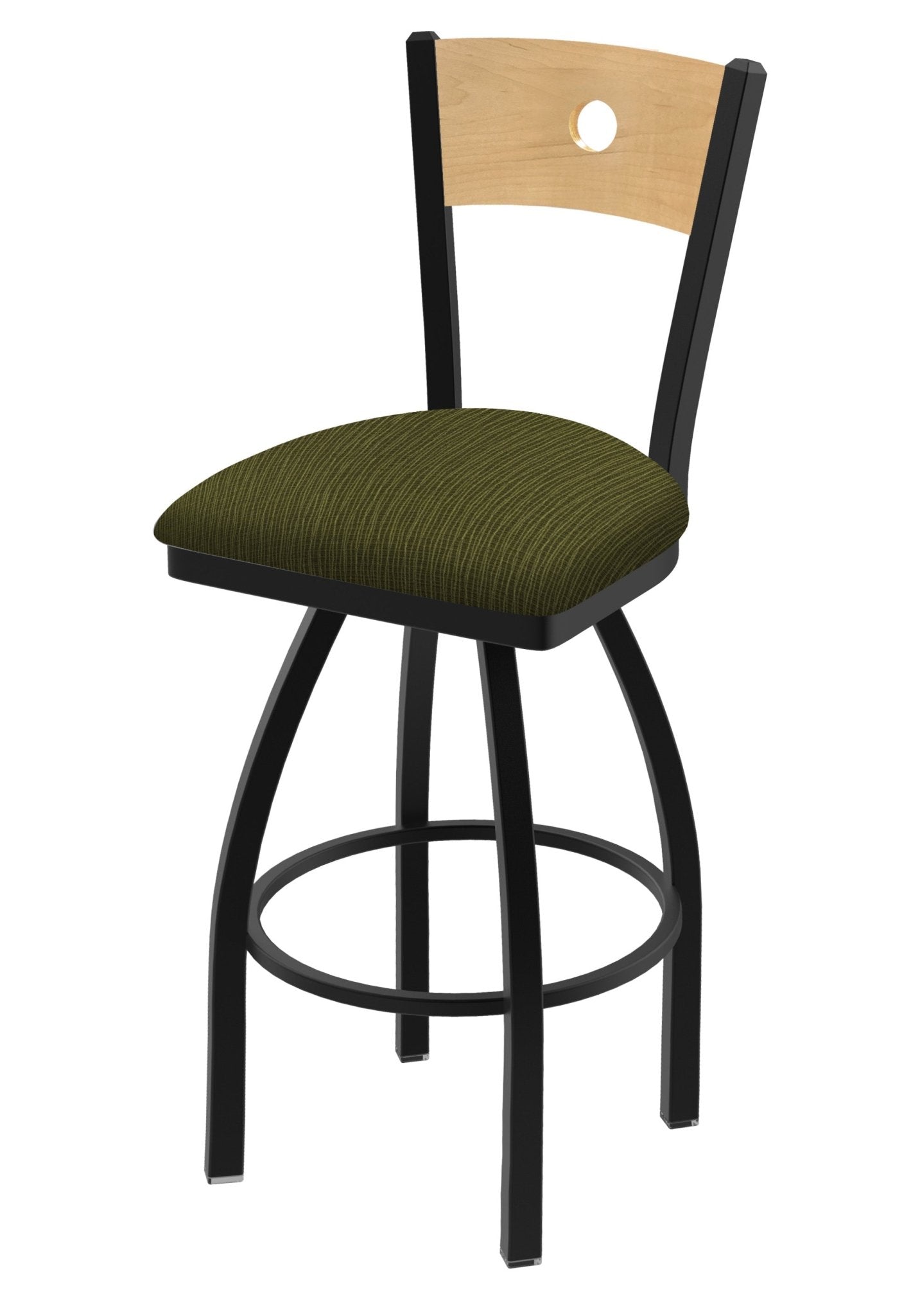Holland Bar Stool 830 Voltaire Swivel Counter Stool Upholstered Seat 25"H (HBS - 830 - CS - UP - 25H) - SchoolOutlet