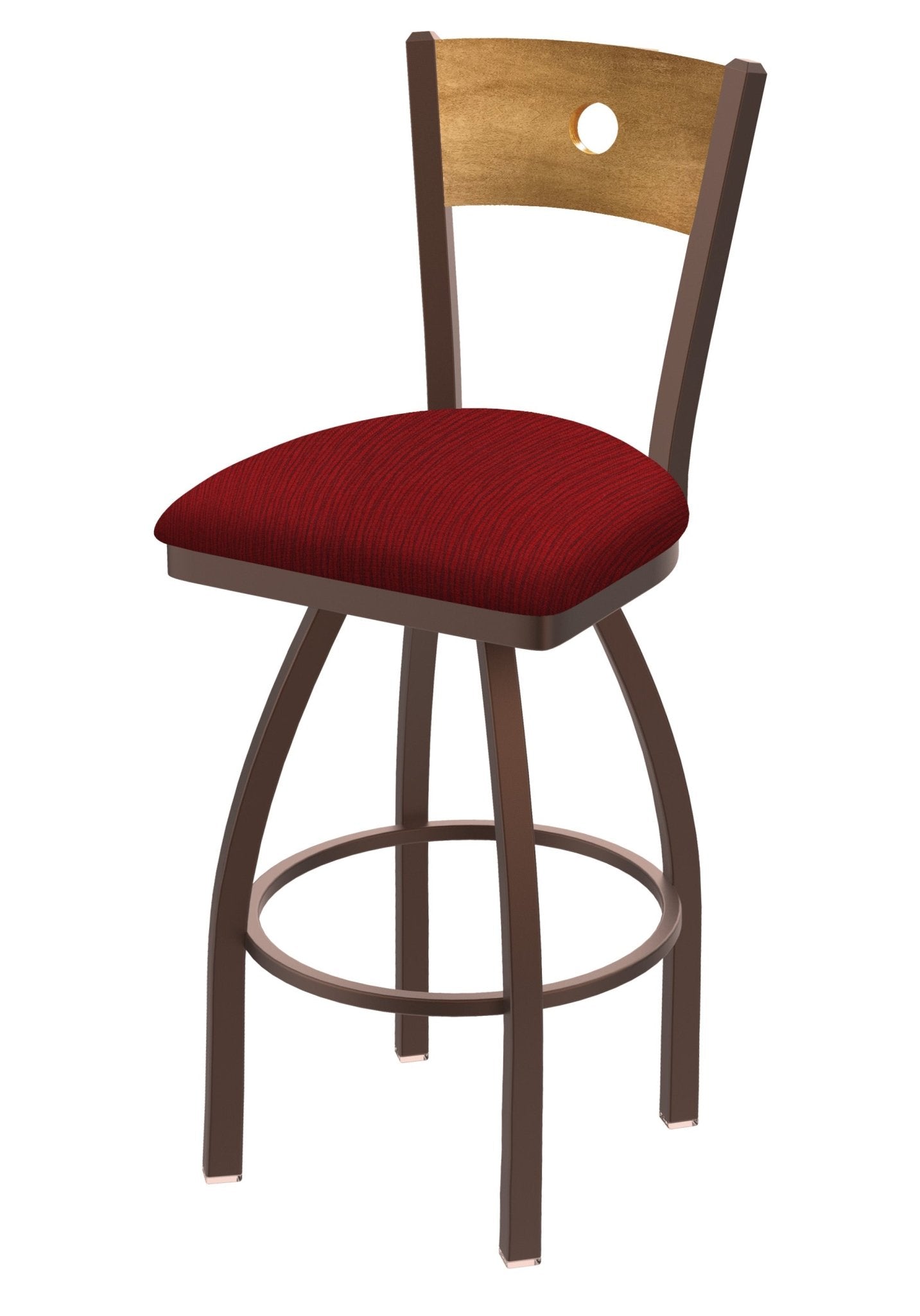 Holland Bar Stool 830 Voltaire Swivel Counter Stool Upholstered Seat 25"H (HBS - 830 - CS - UP - 25H) - SchoolOutlet