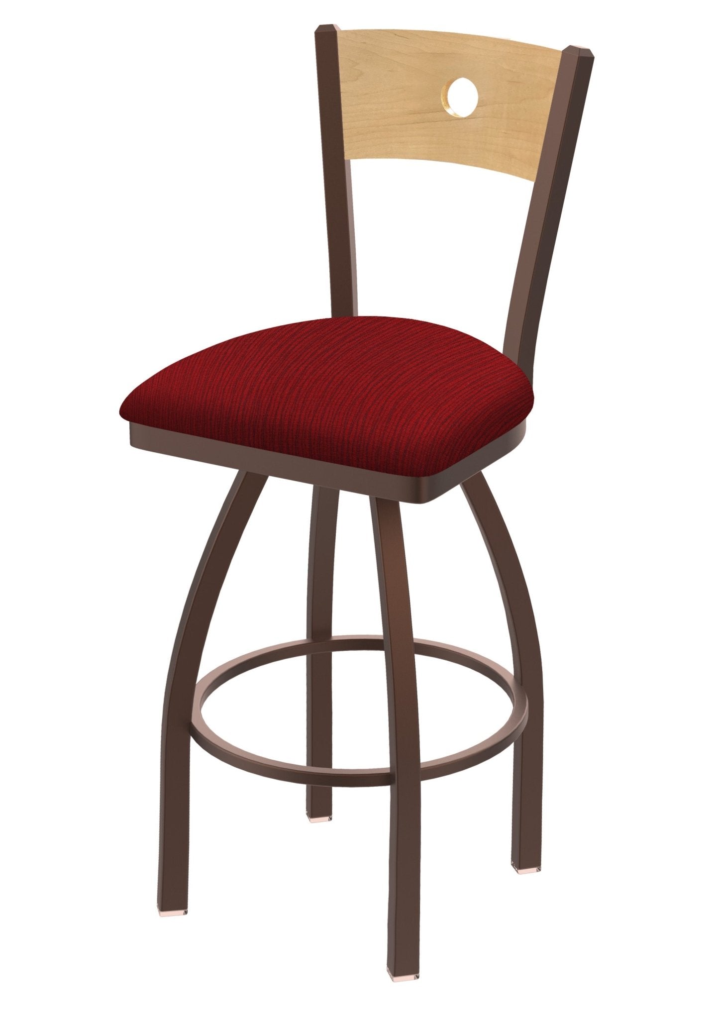 Holland Bar Stool 830 Voltaire Swivel Counter Stool Upholstered Seat 25"H (HBS - 830 - CS - UP - 25H) - SchoolOutlet