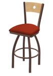 Holland Bar Stool 830 Voltaire Swivel Counter Stool Upholstered Seat 25