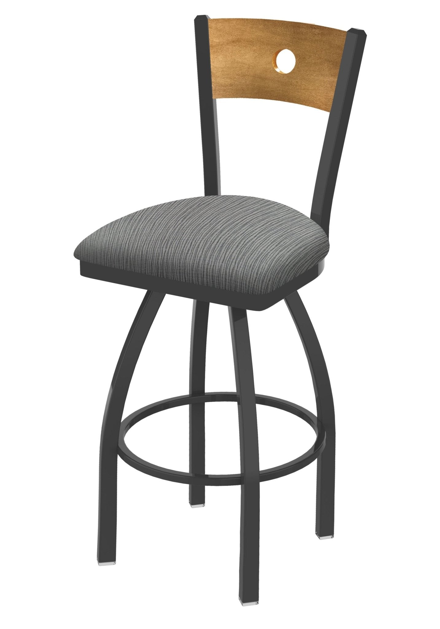 Holland Bar Stool 830 Voltaire Swivel Counter Stool Upholstered Seat 25"H (HBS - 830 - CS - UP - 25H) - SchoolOutlet