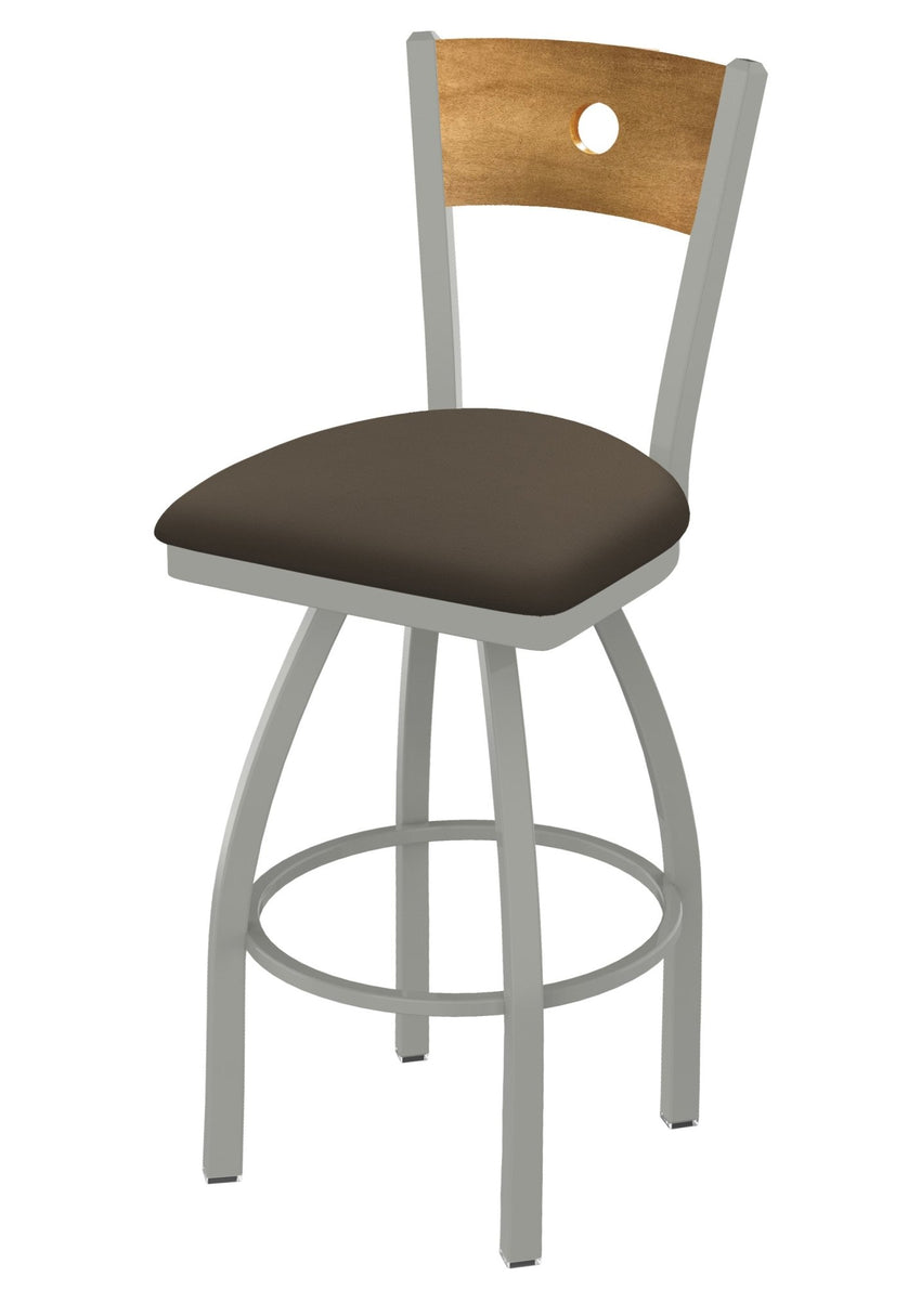 Holland Bar Stool 830 Voltaire Swivel Bar Stool Upholstered Seat 30"H (HBS - 830 - BS - UP - 30H) - SchoolOutlet