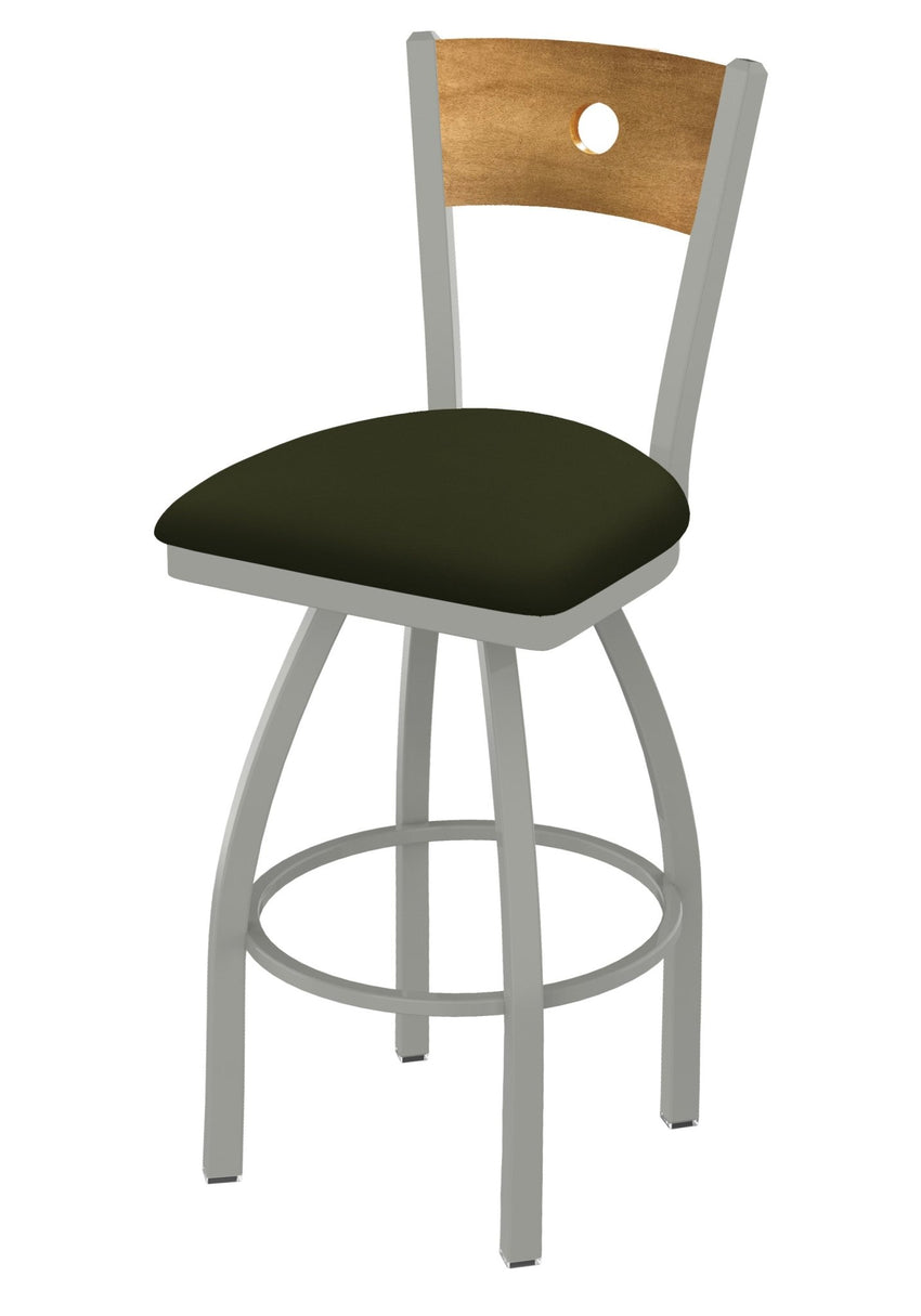 Holland Bar Stool 830 Voltaire Swivel Bar Stool Upholstered Seat 30"H (HBS - 830 - BS - UP - 30H) - SchoolOutlet