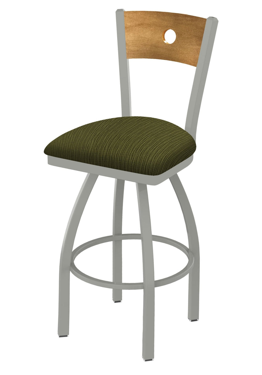 Holland Bar Stool 830 Voltaire Swivel Bar Stool Upholstered Seat 30"H (HBS - 830 - BS - UP - 30H) - SchoolOutlet