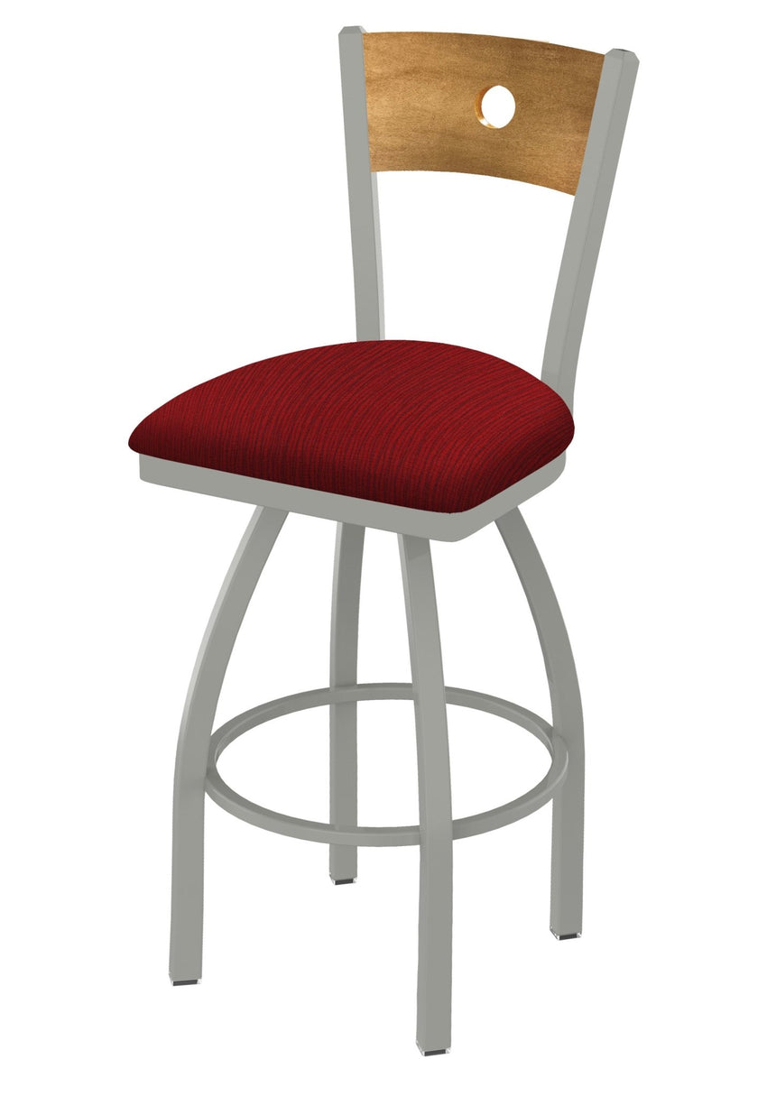Holland Bar Stool 830 Voltaire Swivel Bar Stool Upholstered Seat 30"H (HBS - 830 - BS - UP - 30H) - SchoolOutlet