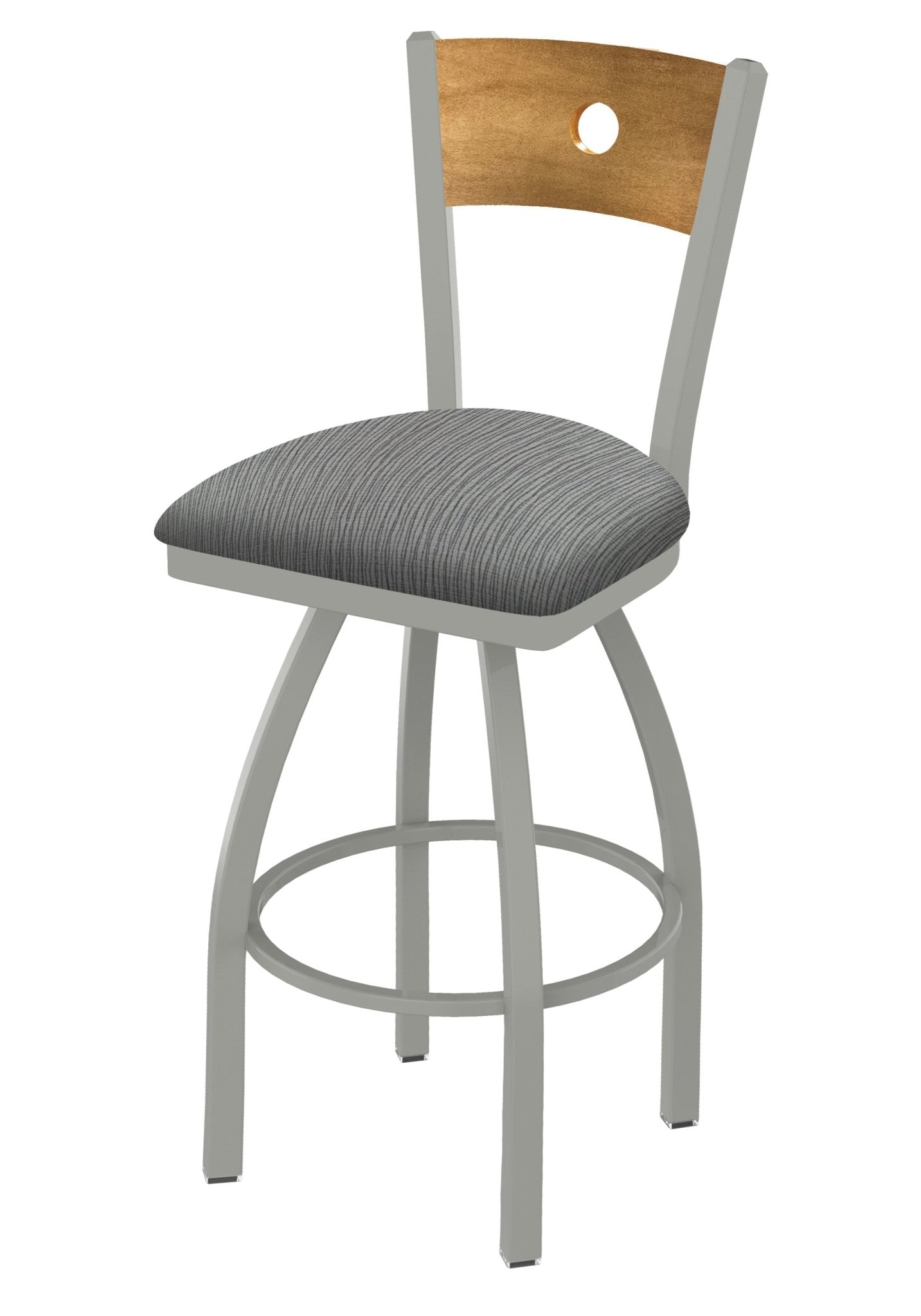 Holland Bar Stool 830 Voltaire Swivel Bar Stool Upholstered Seat 30"H (HBS - 830 - BS - UP - 30H) - SchoolOutlet