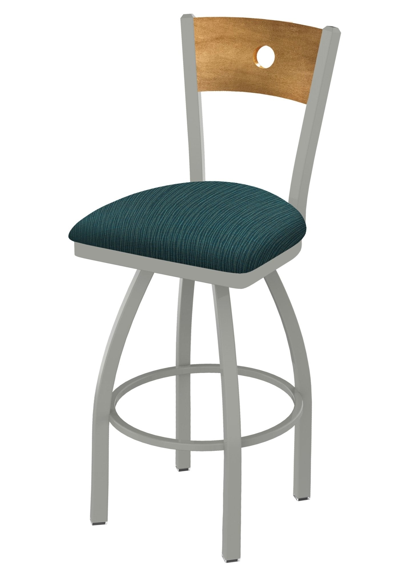Holland Bar Stool 830 Voltaire Swivel Bar Stool Upholstered Seat 30"H (HBS - 830 - BS - UP - 30H) - SchoolOutlet
