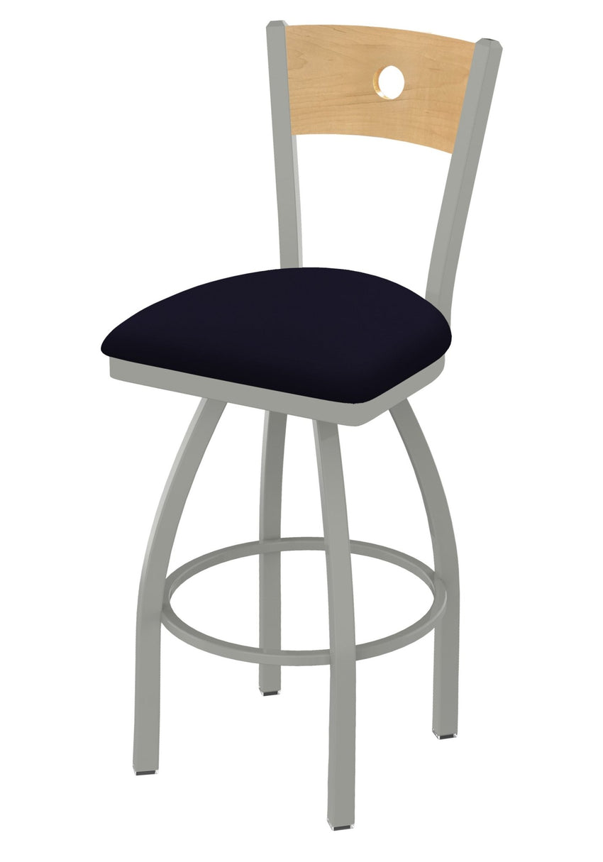 Holland Bar Stool 830 Voltaire Swivel Bar Stool Upholstered Seat 30"H (HBS - 830 - BS - UP - 30H) - SchoolOutlet