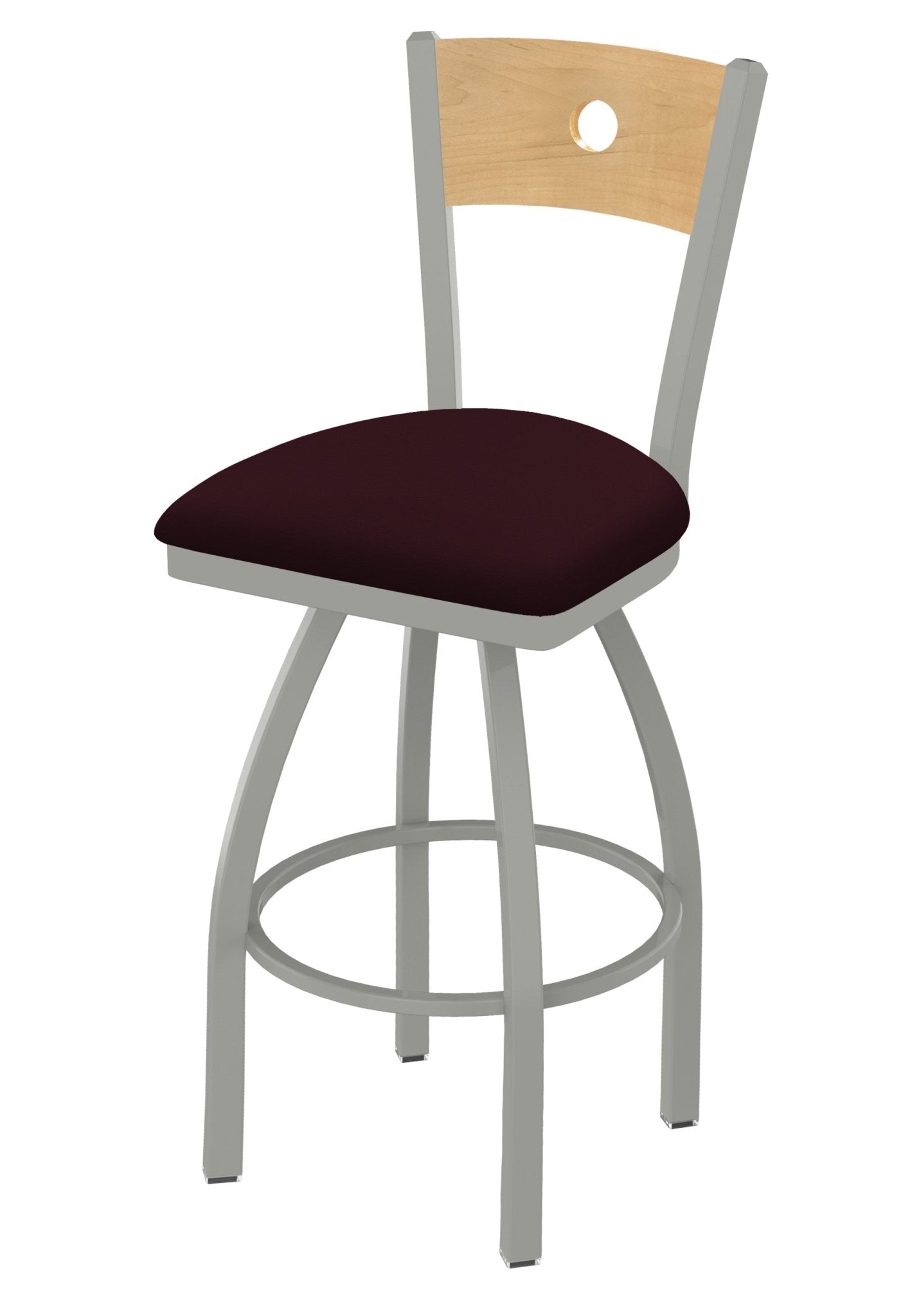 Holland Bar Stool 830 Voltaire Swivel Bar Stool Upholstered Seat 30"H (HBS - 830 - BS - UP - 30H) - SchoolOutlet