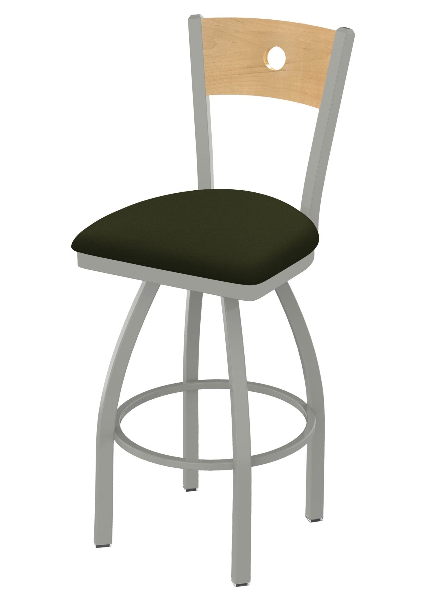 Holland Bar Stool 830 Voltaire Swivel Bar Stool Upholstered Seat 30"H (HBS - 830 - BS - UP - 30H) - SchoolOutlet
