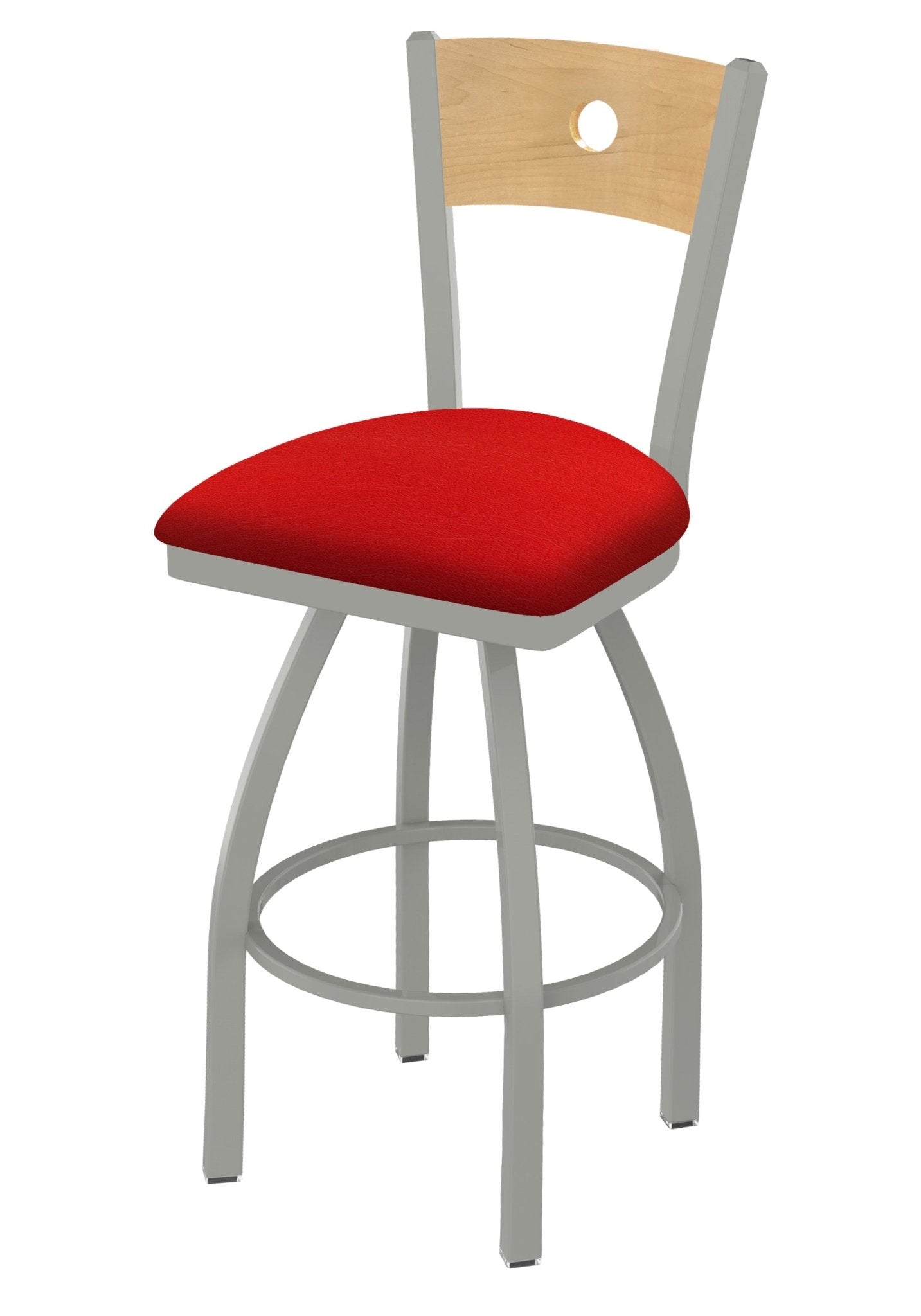 Holland Bar Stool 830 Voltaire Swivel Bar Stool Upholstered Seat 30"H (HBS - 830 - BS - UP - 30H) - SchoolOutlet