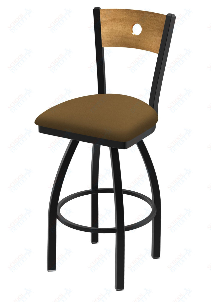 Holland Bar Stool 830 Voltaire Swivel Bar Stool Upholstered Seat 30"H (HBS - 830 - BS - UP - 30H) - SchoolOutlet