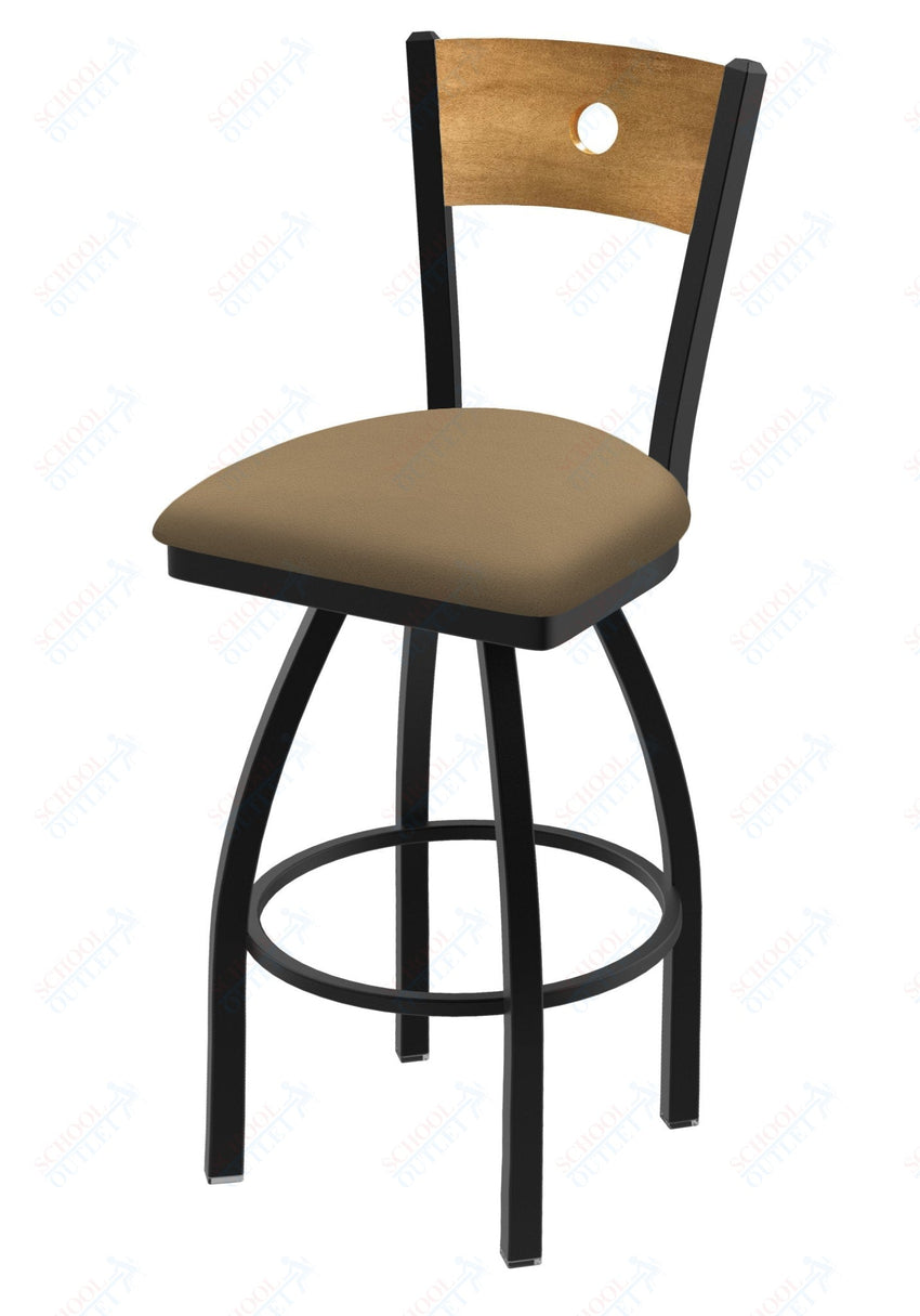 Holland Bar Stool 830 Voltaire Swivel Bar Stool Upholstered Seat 30"H (HBS - 830 - BS - UP - 30H) - SchoolOutlet