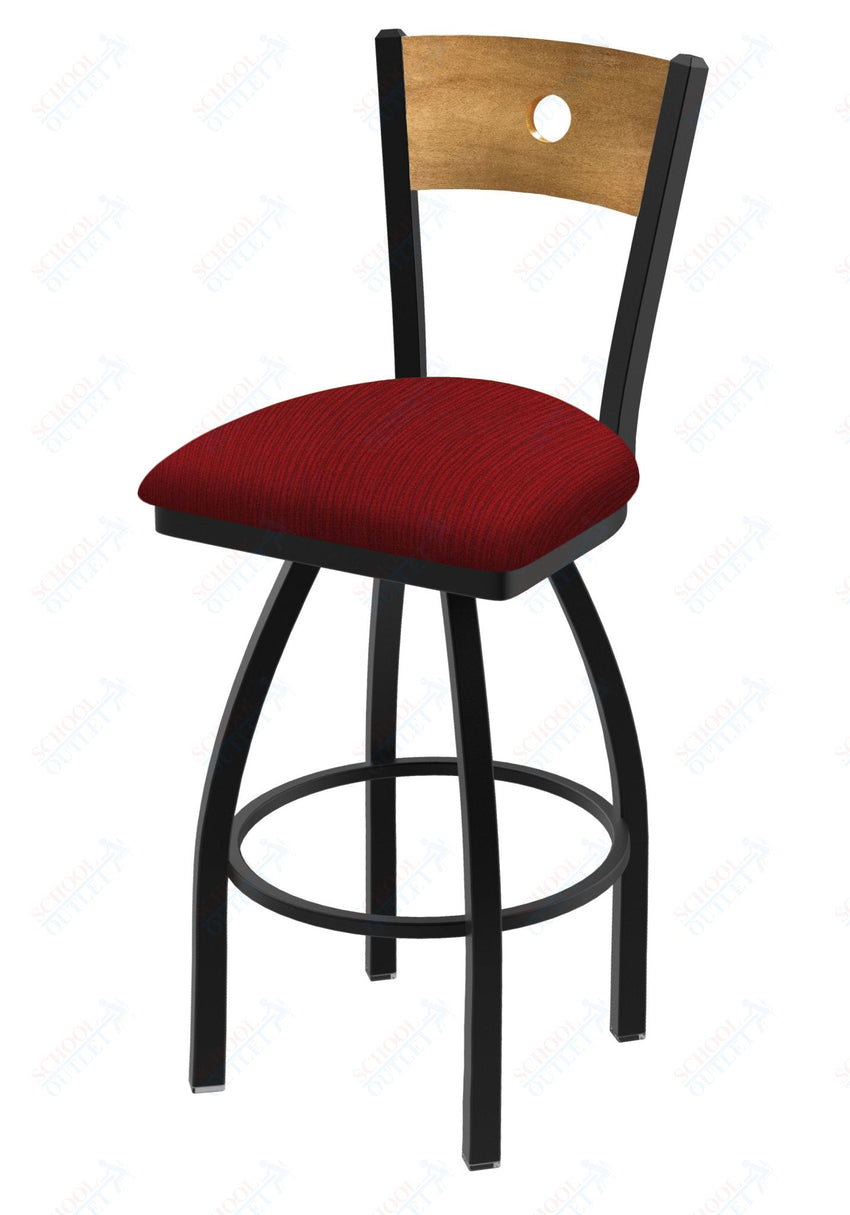 Holland Bar Stool 830 Voltaire Swivel Bar Stool Upholstered Seat 30"H (HBS - 830 - BS - UP - 30H) - SchoolOutlet