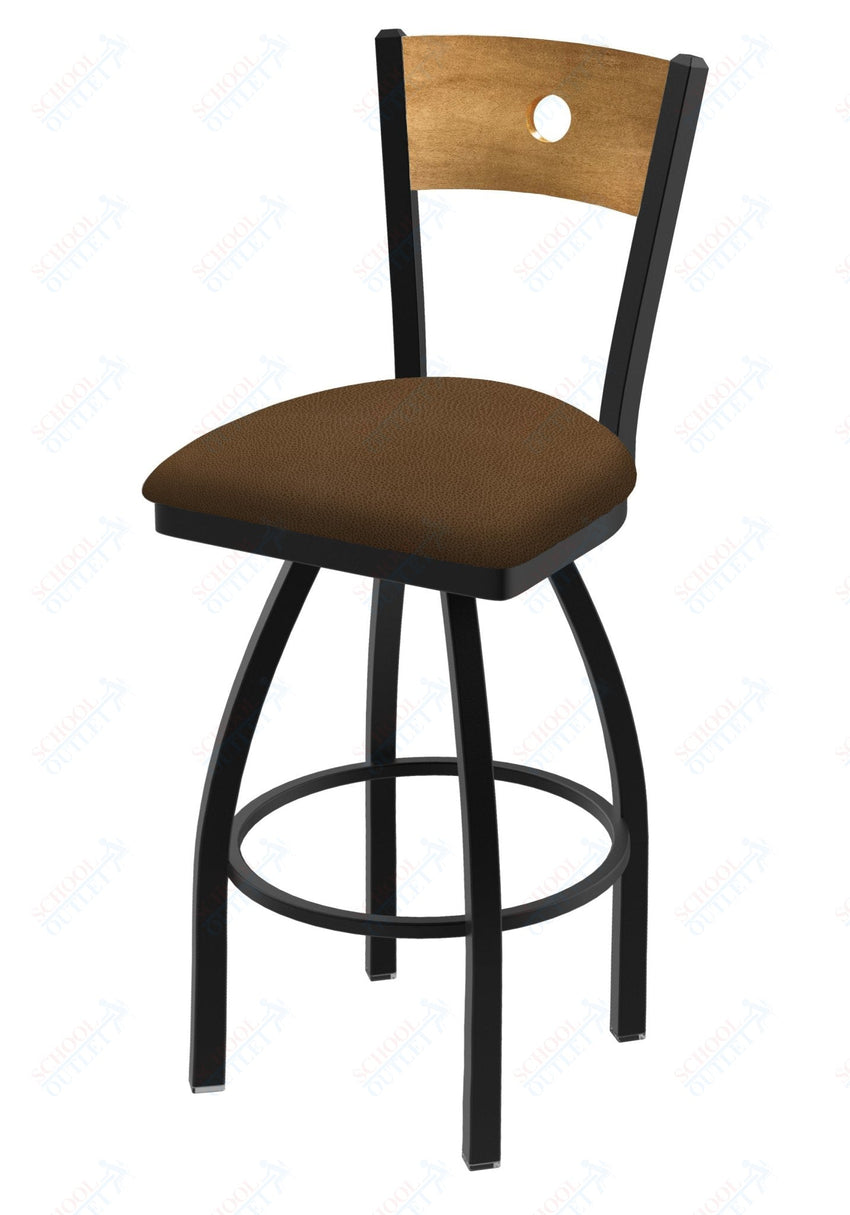 Holland Bar Stool 830 Voltaire Swivel Bar Stool Upholstered Seat 30"H (HBS - 830 - BS - UP - 30H) - SchoolOutlet