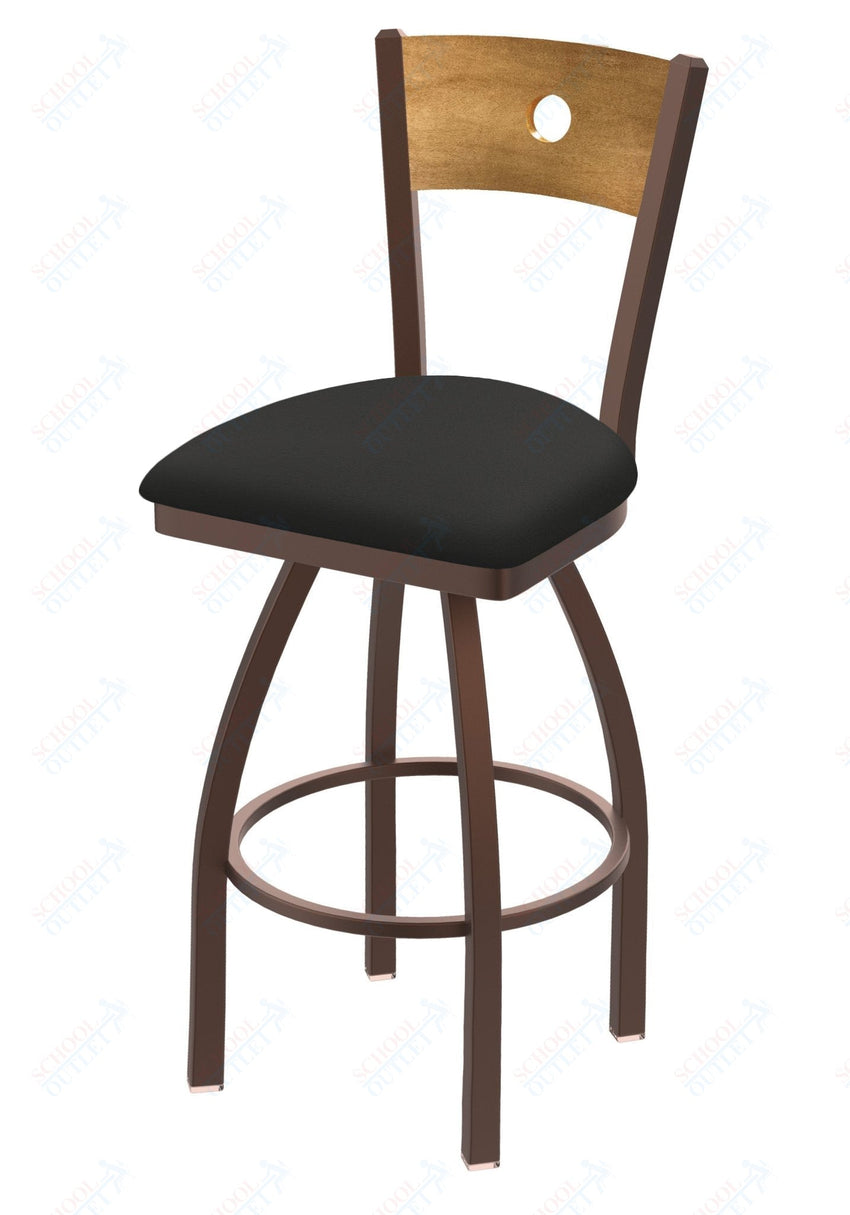 Holland Bar Stool 830 Voltaire Swivel Bar Stool Upholstered Seat 30"H (HBS - 830 - BS - UP - 30H) - SchoolOutlet