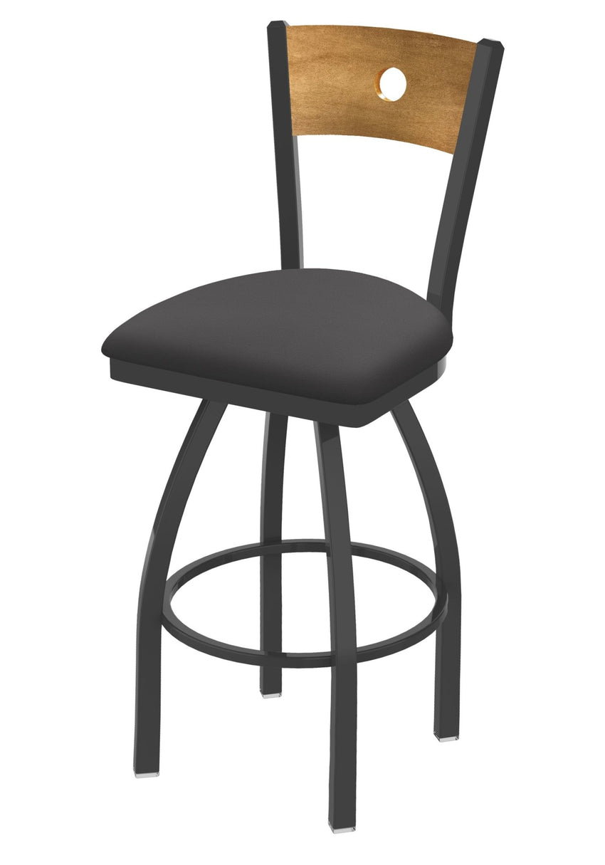 Holland Bar Stool 830 Voltaire Swivel Bar Stool Upholstered Seat 30"H (HBS - 830 - BS - UP - 30H) - SchoolOutlet